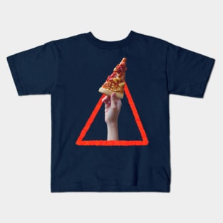 Not Drowning, Waving Pizza Kids T-Shirt